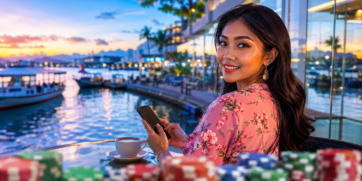 Pengguna di Terengganu mengakses kasino mudah alih hr2u dan merujuk soalan lazim platform